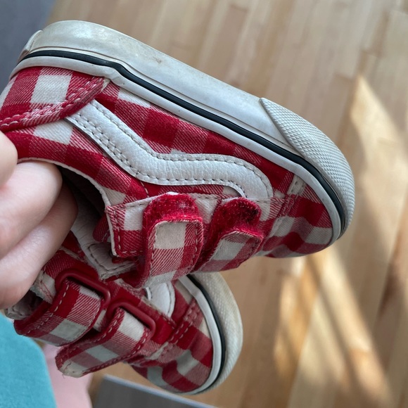 VANS | TODDLER RED CHECK OLD SKOOL - Picture 5 of 8